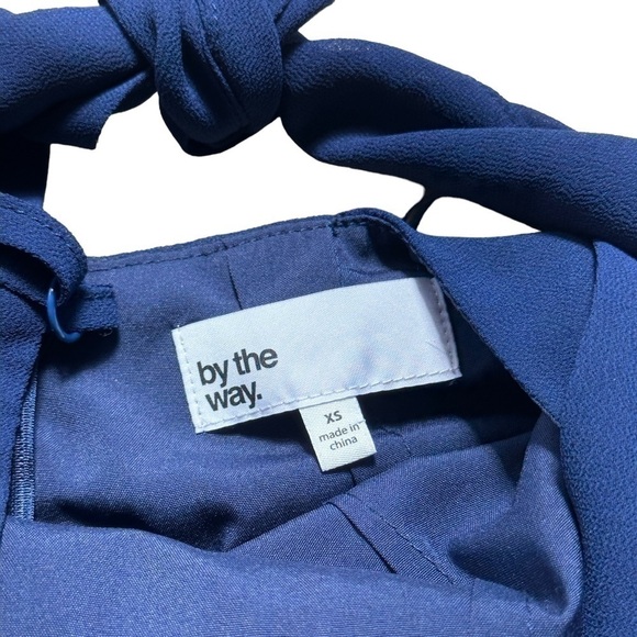 By the Way Revolve Navy Blue Morgan Layered Mini Dress US XS - Picture 5 of 9